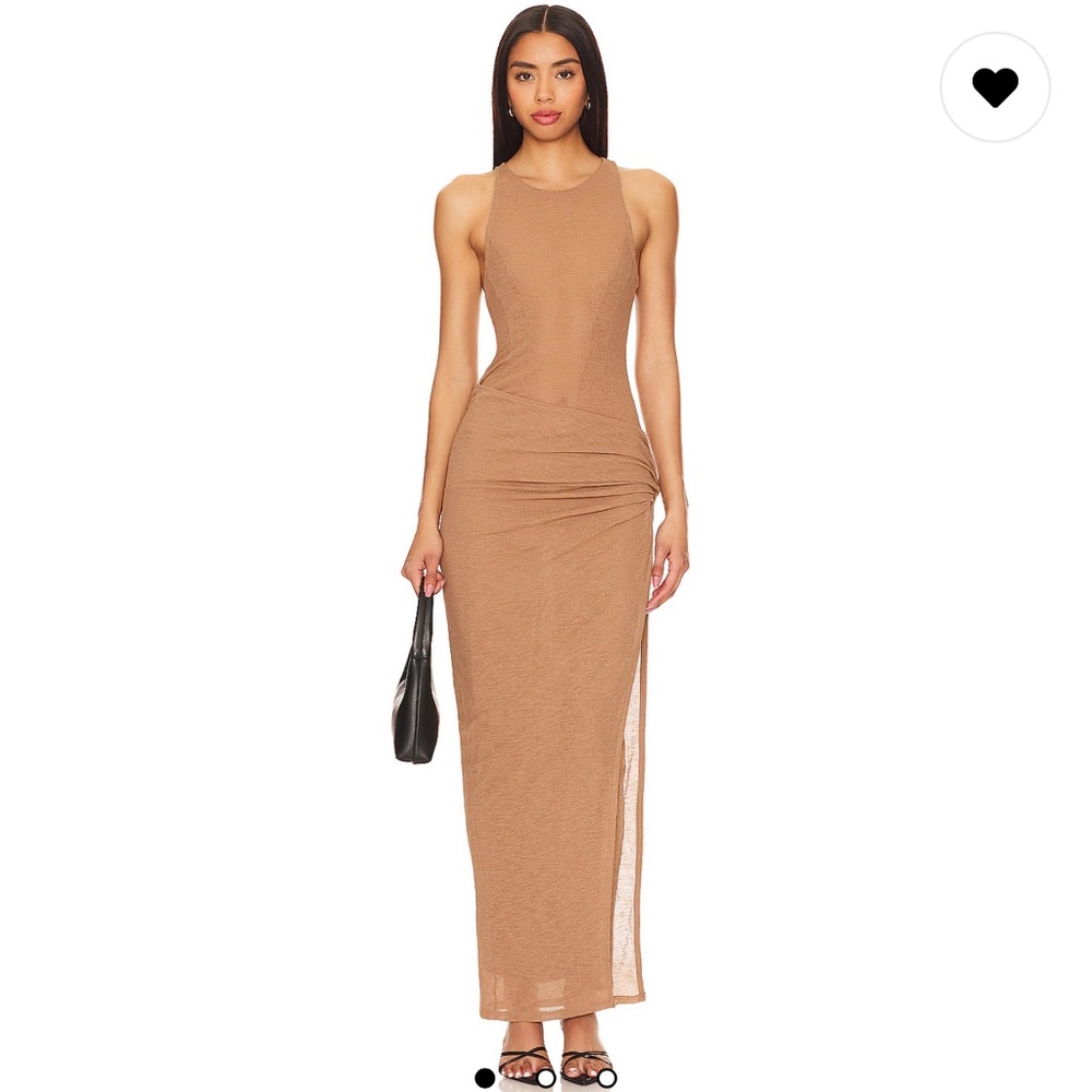 NBD Jolie Maxi Dress in Brown from Revolve